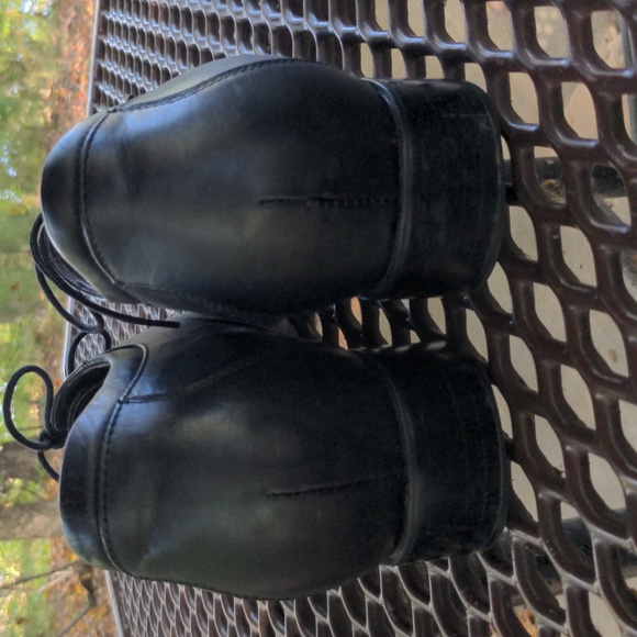 EUC CALDEN K5655 Black Leather 3.2" Taller Elevator Shoes Mens Size 11 - Picture 4 of 10